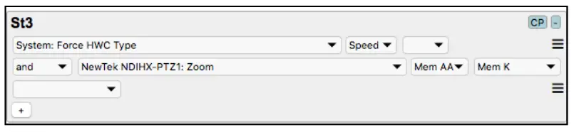 SKAARHOJ PTZ Fly Compact Controller - Setting15