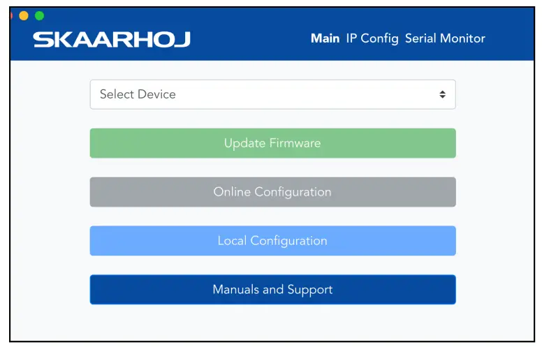 SKAARHOJ PTZ Fly Compact Controller - Setting23