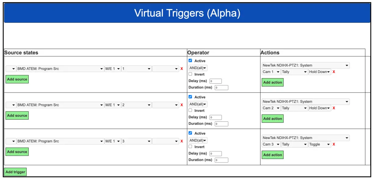 SKAARHOJ PTZ Fly Compact Controller - Tally 1