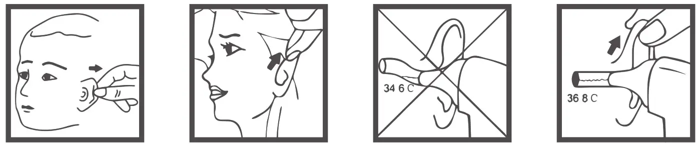 LIFESMART AOJ-20B Touchless Thermometer- 86