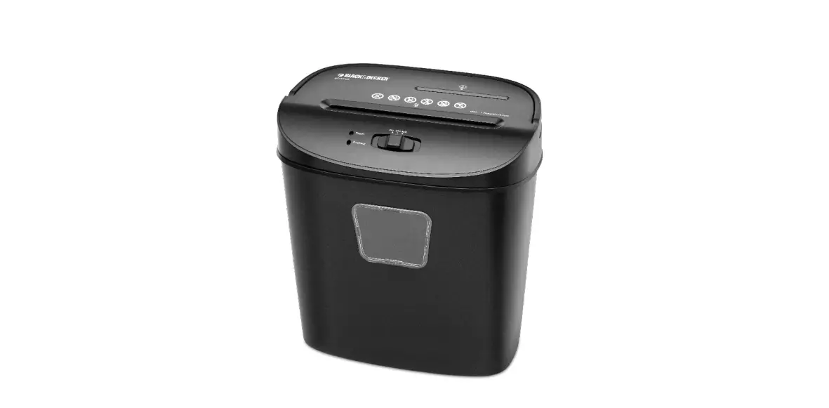 Homedics Bd-m800 Black & Decker Paper Shredder User Manual