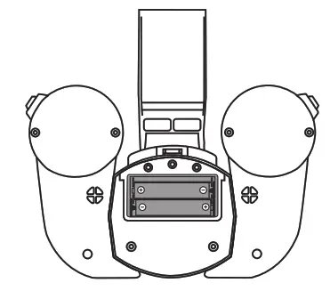 INSTALL 2 AAA BATTERIES