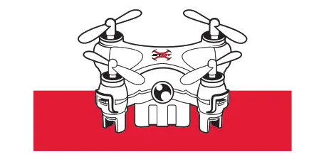 Place the drone on a flat, level surface