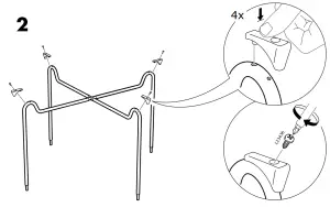 IKEA KROKHOLMEN Side Table Outdoor Beige - figure 6