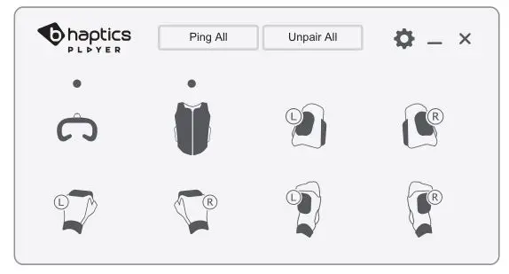 haptics Tactal DK2 Haptic Mask for Face - Pairing