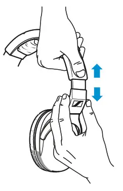 SENNHEISER HD 300 PRO Monitoring Headphone -Adjusting
