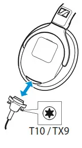 SENNHEISER HD 300 PRO Monitoring Headphone -Cable