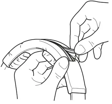 SENNHEISER HD 300 PRO Monitoring Headphone - Headband padding