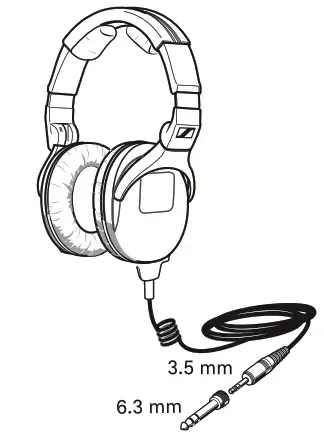 SENNHEISER HD 300 PRO Monitoring Headphone - In the box