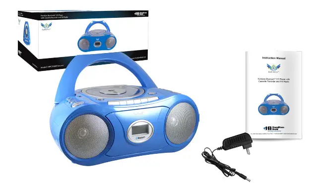 HamiltonBuhl 8796 Portable Bluetooth CD Player- Box