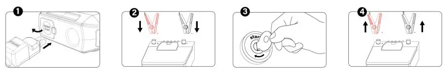 TOPDON Volcano2000 Portable Lithium-ion Jump Starter User Guide - How to use