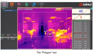 MAGNITY ThermoGroup Thermal Camera for Fever Detection - measurement area 2