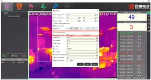 MAGNITY ThermoGroup Thermal Camera for Fever Detection - measurement mode