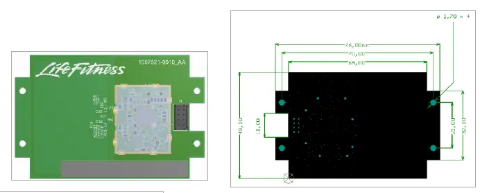 Life Fitness LFNFCCR1 NFC Card Reader Module 02