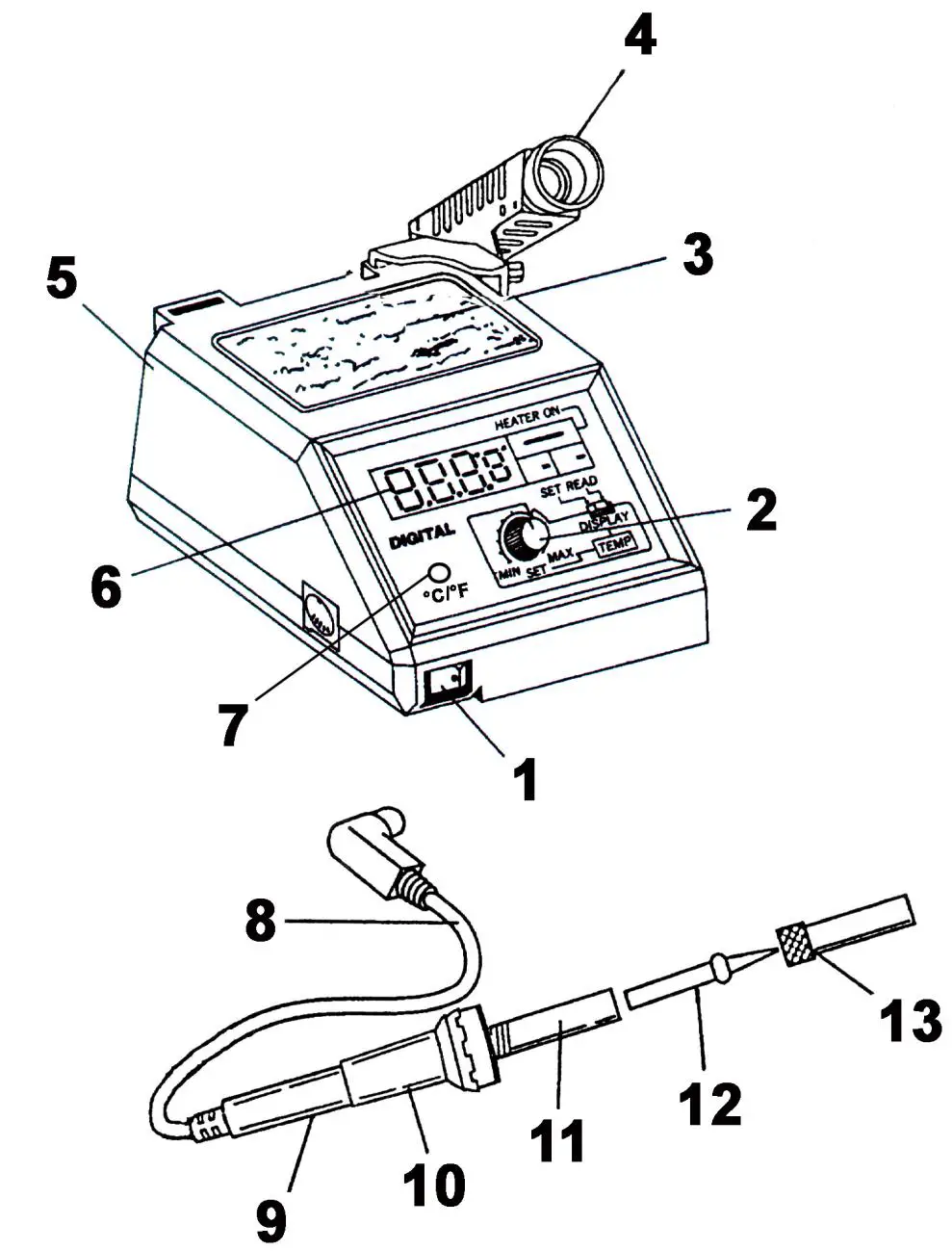 velleman SOLDERING STATION WITH CERAMIC HEATER - VTSSC30N