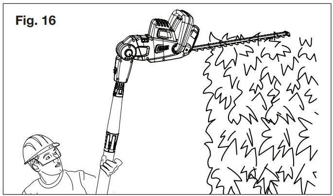 SUNJOE SJH904E RM Electric Ple Hedge Trimmer - Fig 17