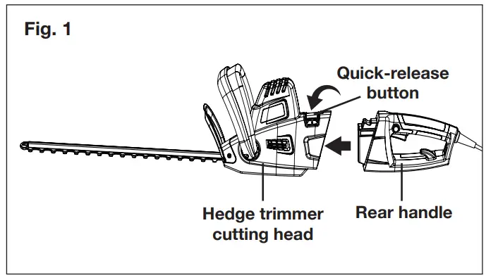 SUNJOE SJH904E RM Electric Ple Hedge Trimmer - Fig 2