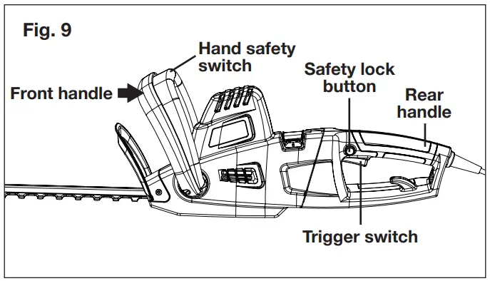 SUNJOE SJH904E RM Electric Ple Hedge Trimmer - Fig 7