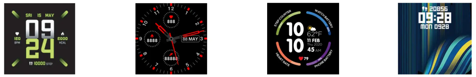 ITECH Gladiator 2 Smartwatch - Watch Faces