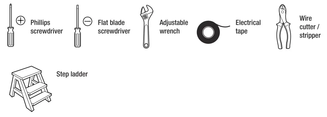 HAMPTON BAY FC120-CARL 48-Inch LED Indoor Air Filtering Ceiling Fan - TOOLS REQUIRED