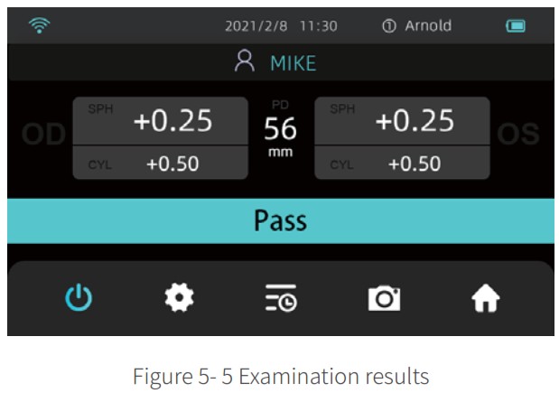 AI OPTIC C10 Vision Screener - Measurement Procedure 5