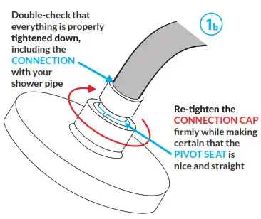SPARKPOD X002J9SD2N High Pressure Rain Showerhead - Double-check