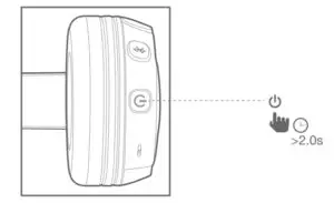 Turn on the headphone