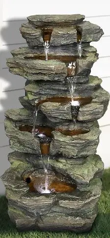 Watnature -Stacked Rock -Indoor Outdoor- Waterfall- Fountain -PRODUCT