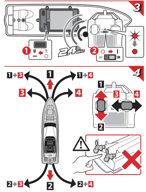 TAIYO T549 Mini Racers 1 40 Scale Wave Runner RC Boat - Product Overview 3