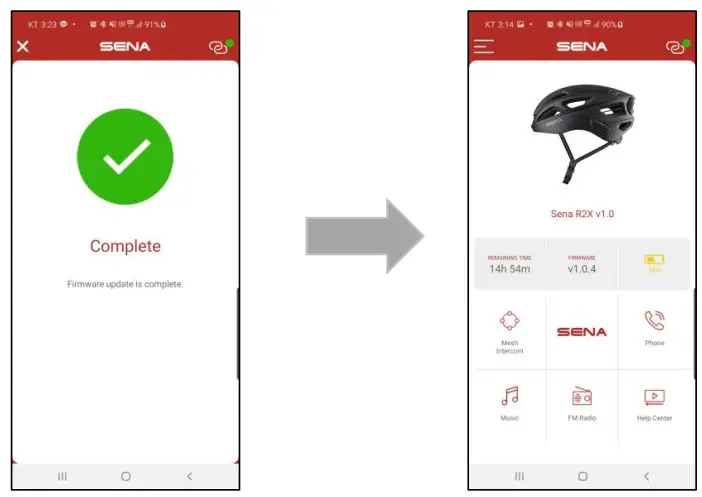 Sena R2X HELMET AND R2X UTILITY APP - figure 10