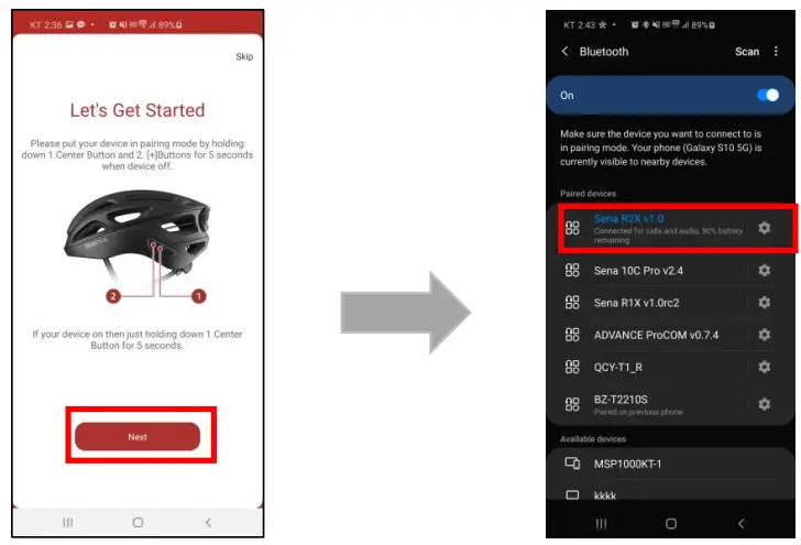 Sena R2X HELMET AND R2X UTILITY APP - figure 4