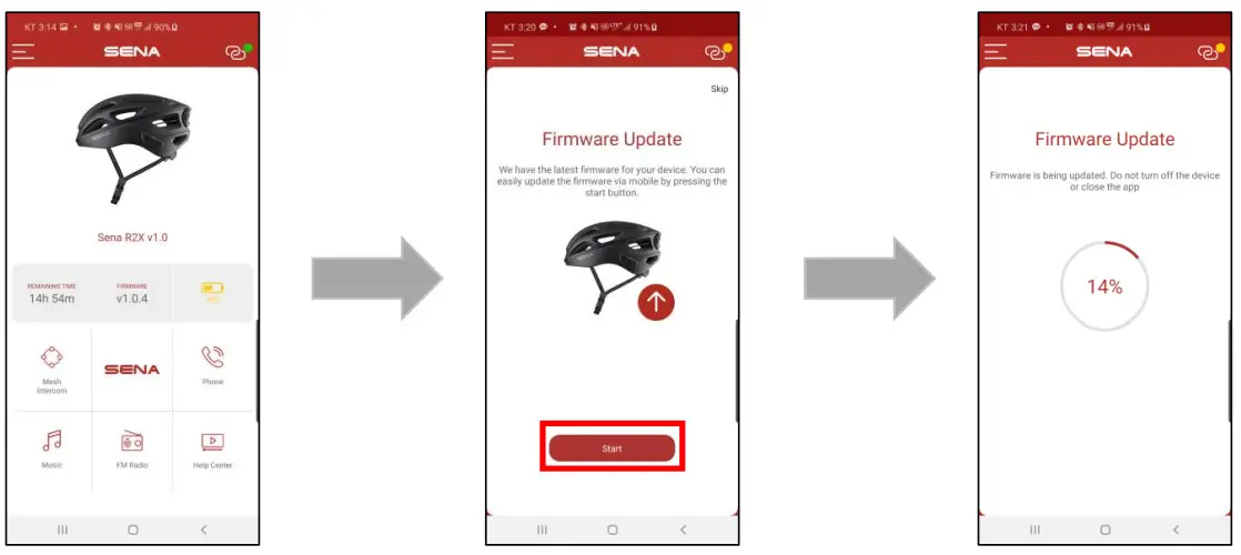 Sena R2X HELMET AND R2X UTILITY APP - figure 9