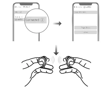 QCY IN2020L TWS Bluetooth earphones - figure 3