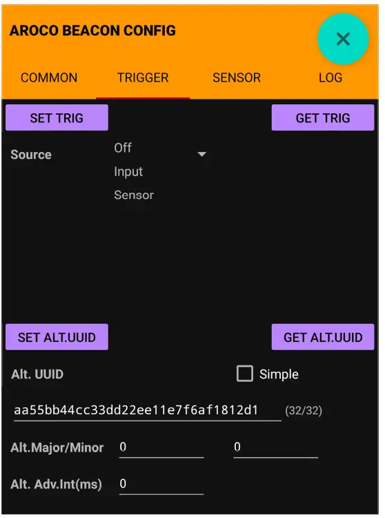RODSUMWIRELESS AC-BLE-T110T Aroco Wireless Beacon with Vibration Detection fig 19