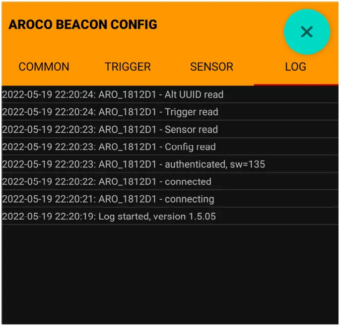 RODSUMWIRELESS AC-BLE-T110T Aroco Wireless Beacon with Vibration Detection fig 28