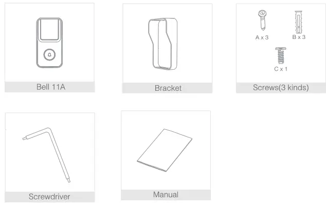 Hangzhou Meari BELL11S Wireless Doorbell - b