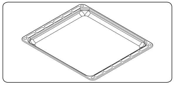 SHARP KF 66DVDD04IM1 EN Cooking - Baking Tray