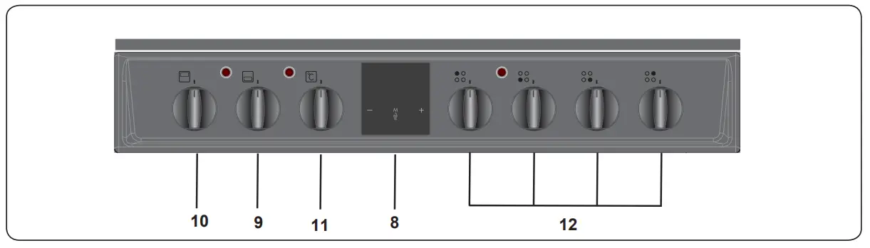 SHARP KF 66DVDD04IM1 EN Cooking - Control Panel