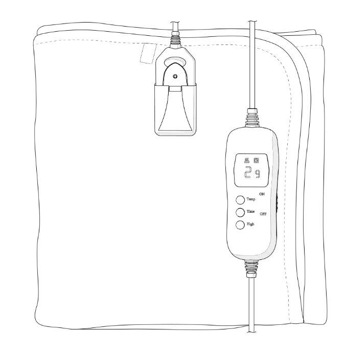 Nedis Pebl130cwt1 Single Electric Blanket User Manual