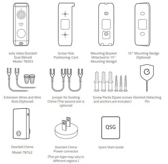eufy E8203 Security Video Doorbell Dual Camera - PRODUCT OVERVIEW