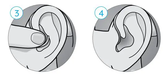 Starkey Behind-the-Ear Rechargeable User Guide - remove the hearing aid
