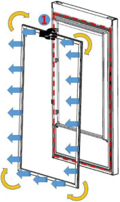 BUSH MEBI55177FRZ Built In Freezer - Door Gasket