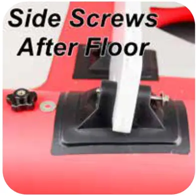 SEA EAGLE FASTCAT12K FastCat12 Inflatable Catamaran Boat - Insert screws