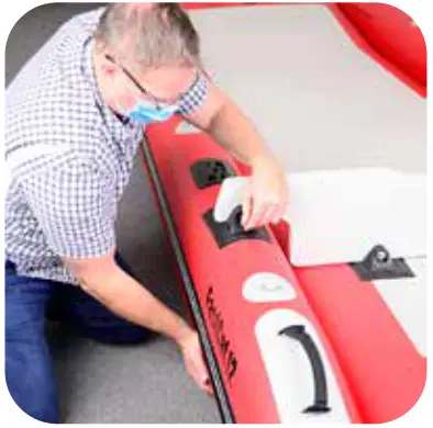 SEA EAGLE FASTCAT12K FastCat12 Inflatable Catamaran Boat - grommet hole