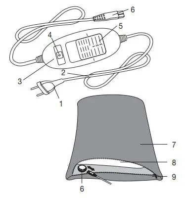 beurer HK 48 Cosy Heated Cushion Instruction Manual - Items included in the package