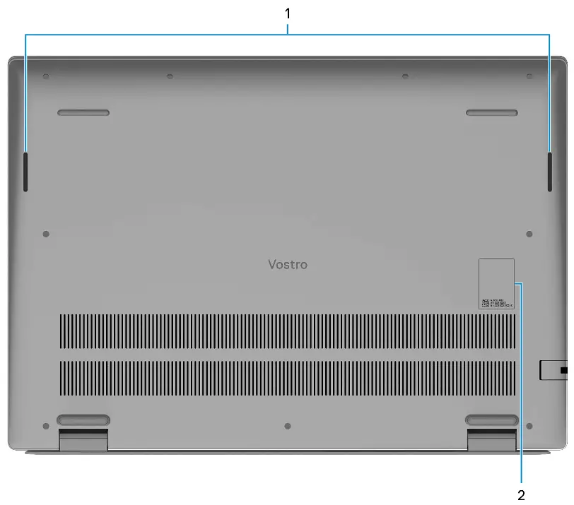 DELL Vostro 5625 Laptop - Bottom