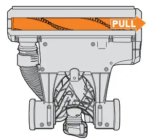 vax Powerful and Lightweight -Pull the brushbar