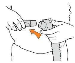 vax Powerful and Lightweight Vacuum - Attach the accessory