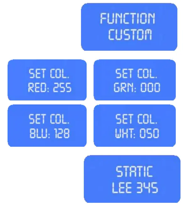 CITY THEATRICAL CT7000 QolorPoint Wireless LED Uplighter - Operation