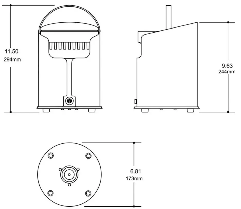 CITY THEATRICAL CT7000 QolorPoint Wireless LED Uplighter - Prefix